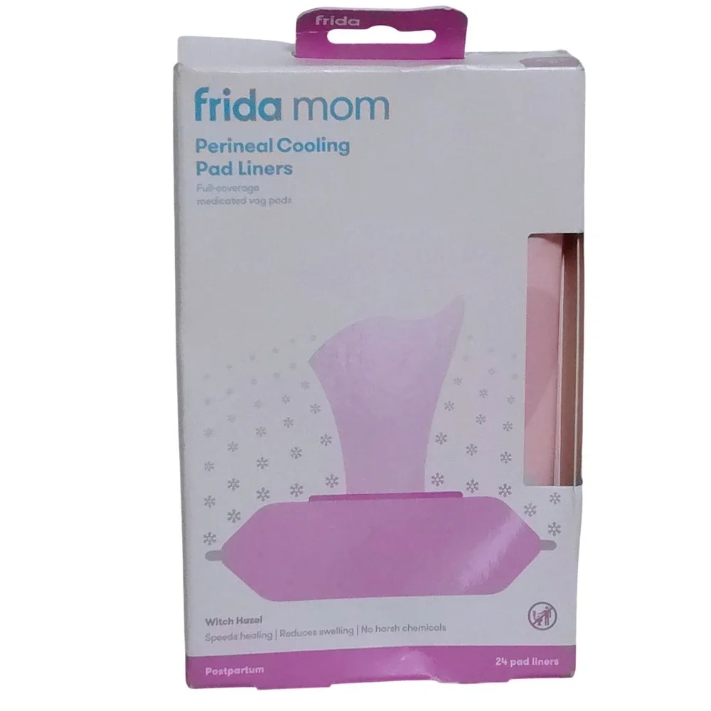 Frida Mom Perineal‎ Cooling Pad Liners Postpartum Witch Hazel 24 Pad Liners